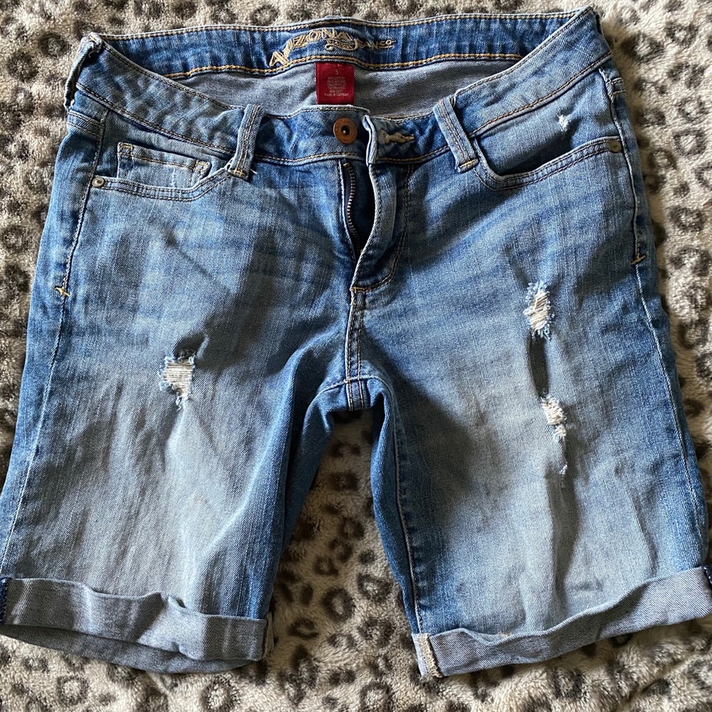 Denim shorts
